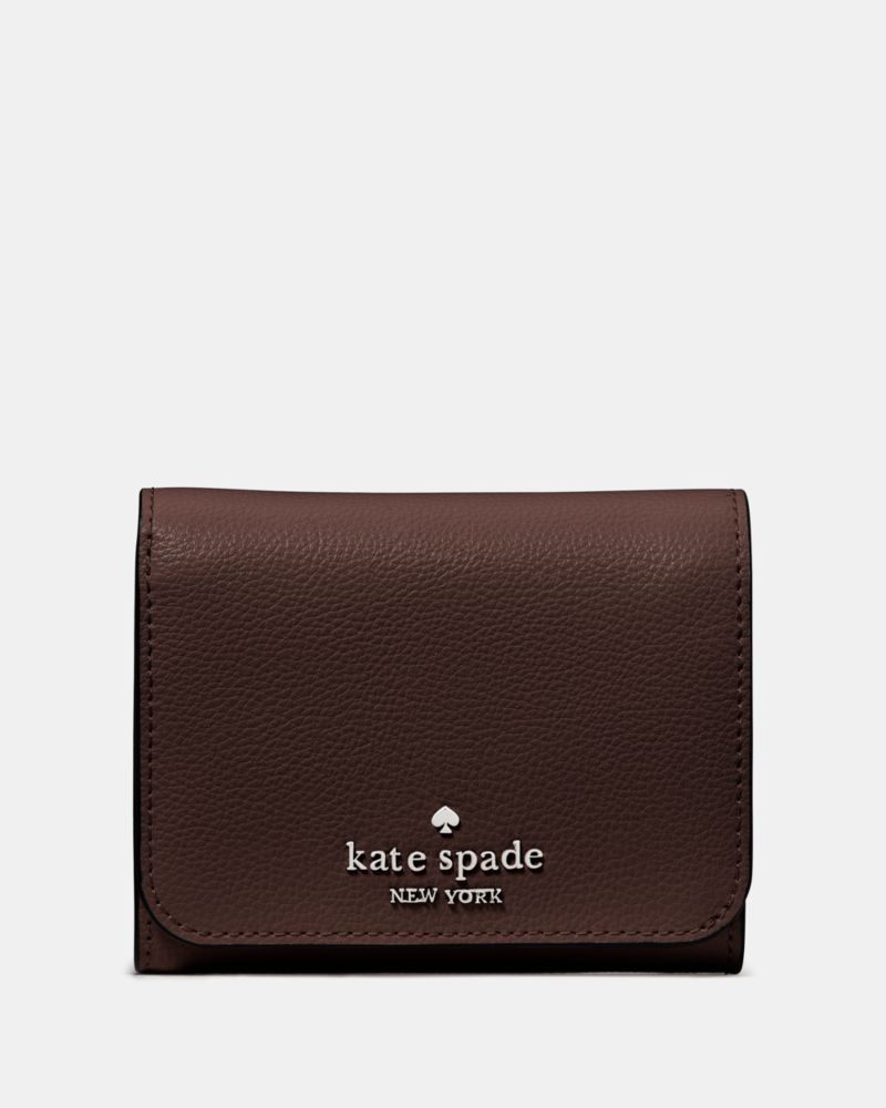 Small L-Zip Flap Wallet, Hot Fudge, ProductTile