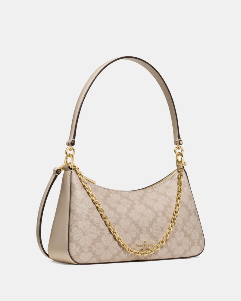 Margot Spade Flower Coated Canvas Shoulder Bag