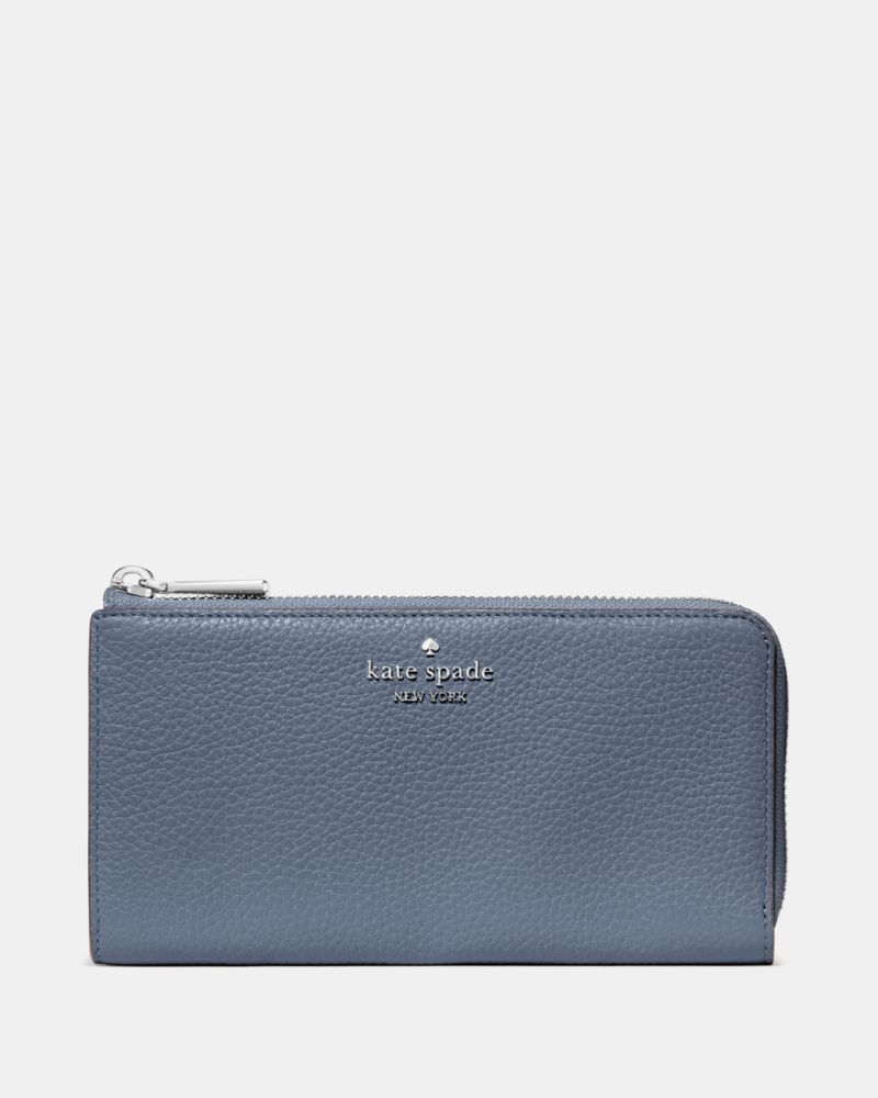 Kate Spade,Large Slim L-zip Wallet,