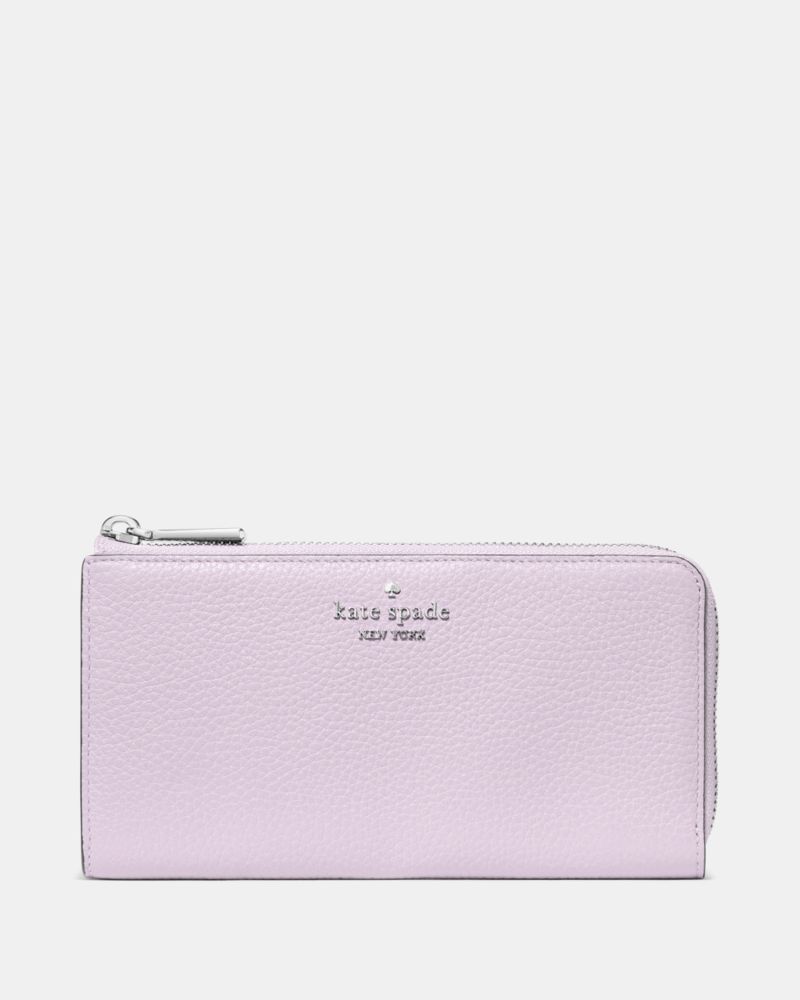 Kate Spade,Large Slim L-zip Wallet,