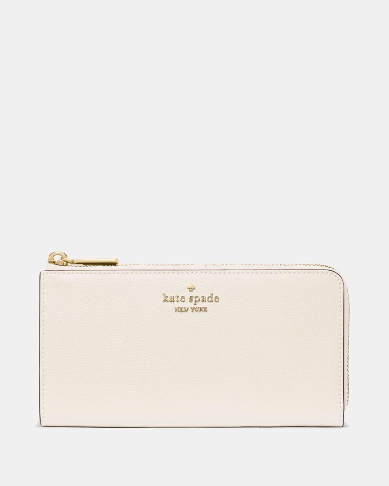 Kate Spade,Large Slim L-zip Wallet,