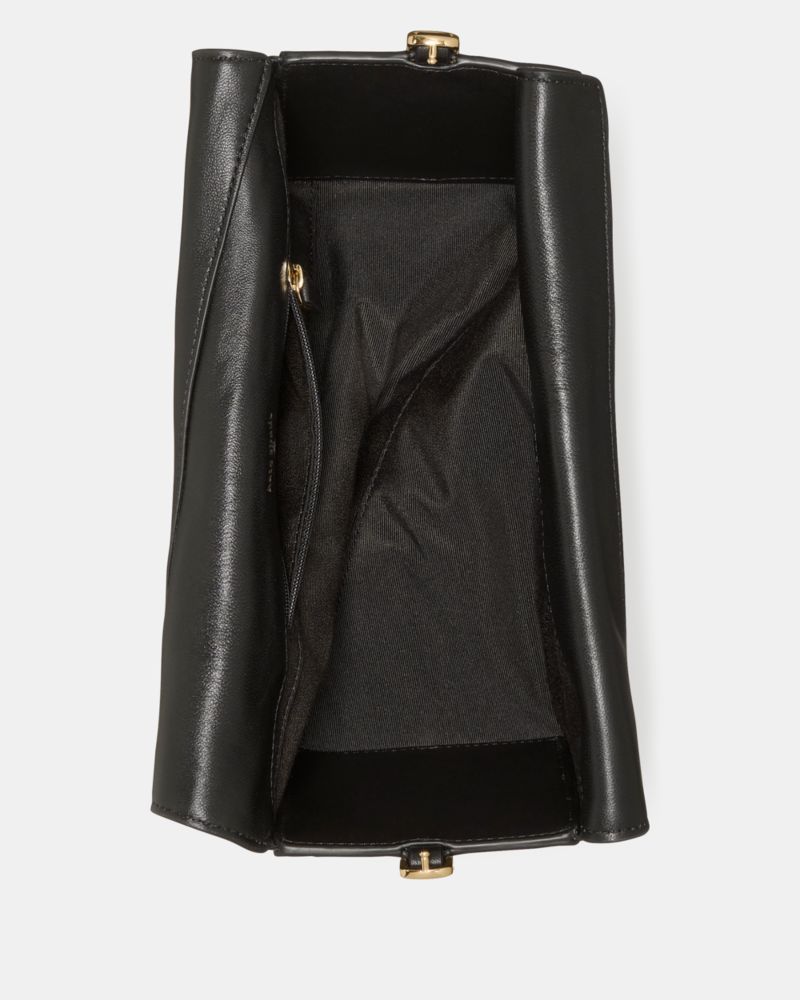 Deco Twisted Flap Shoulder Bag