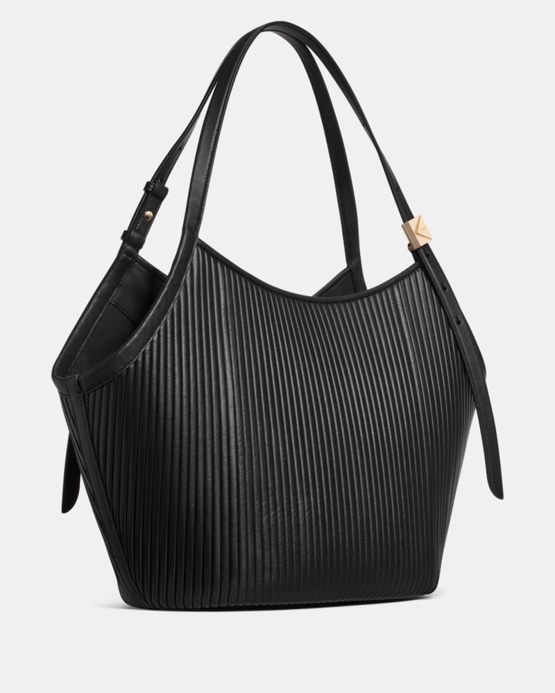 Deco Pleated Tulip Tote Bag