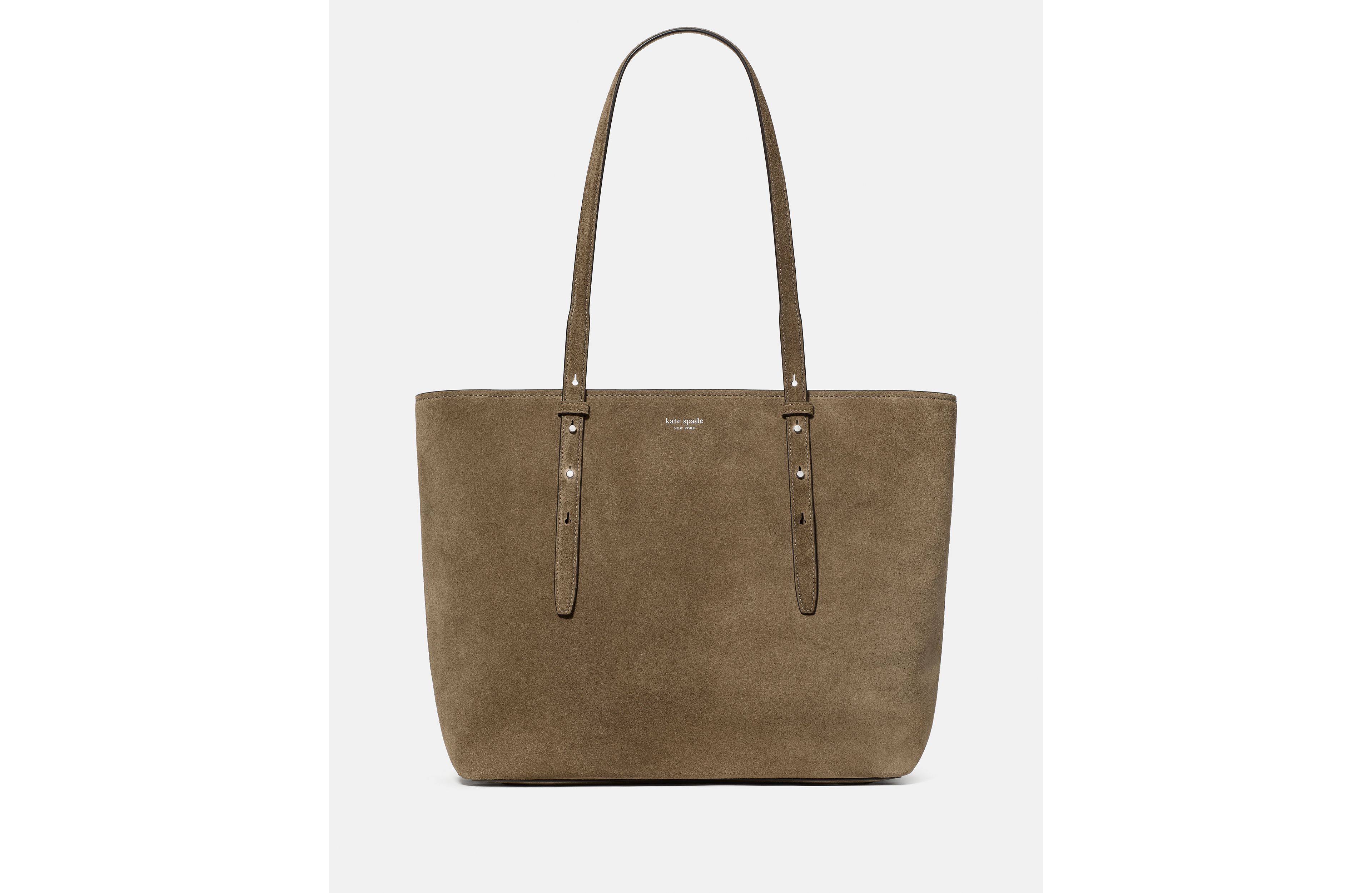 Do It All Suede Zip Tote Bag