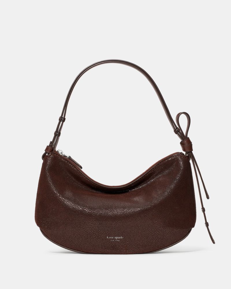 Kate Spade,Loop Dot Suede Shoulder Bag,