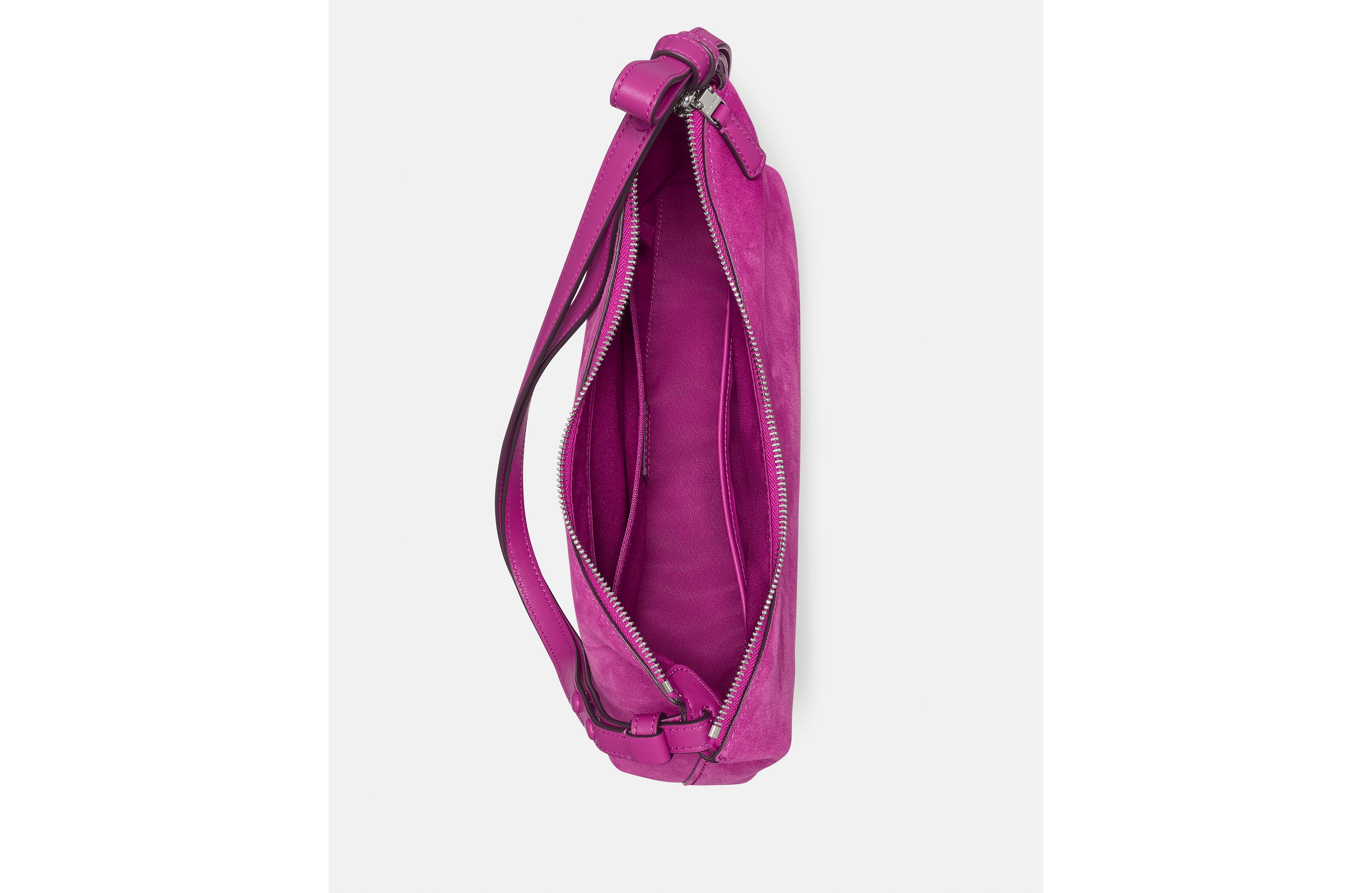 Loop Suede Shoulder Bag