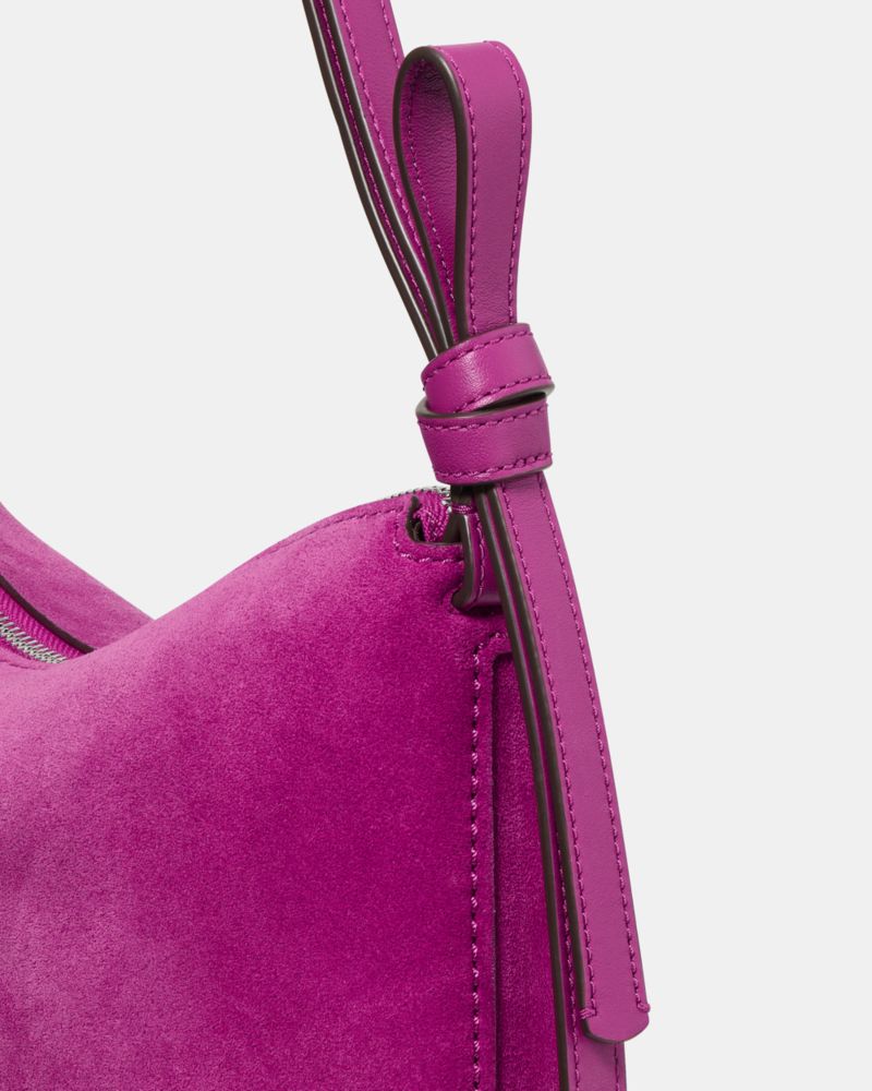 Loop Suede Shoulder Bag