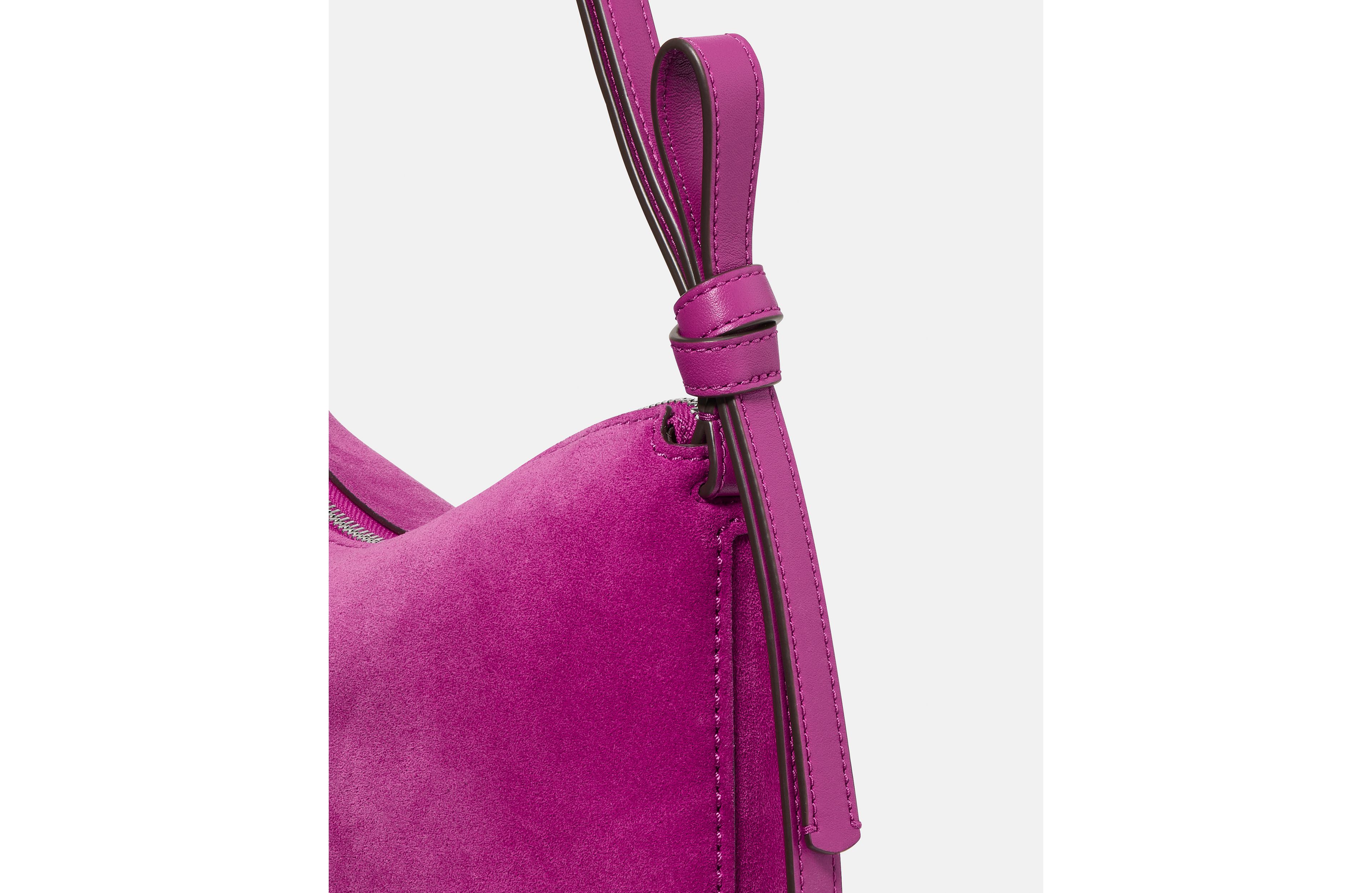Loop Suede Shoulder Bag