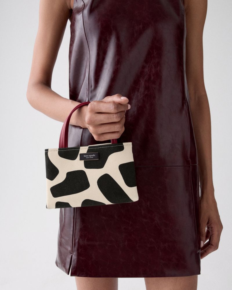 Sam Icon Giraffe Canvas Mini Tote Bag
