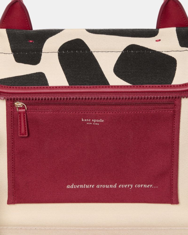 Dash Giraffe Canvas Tote Bag