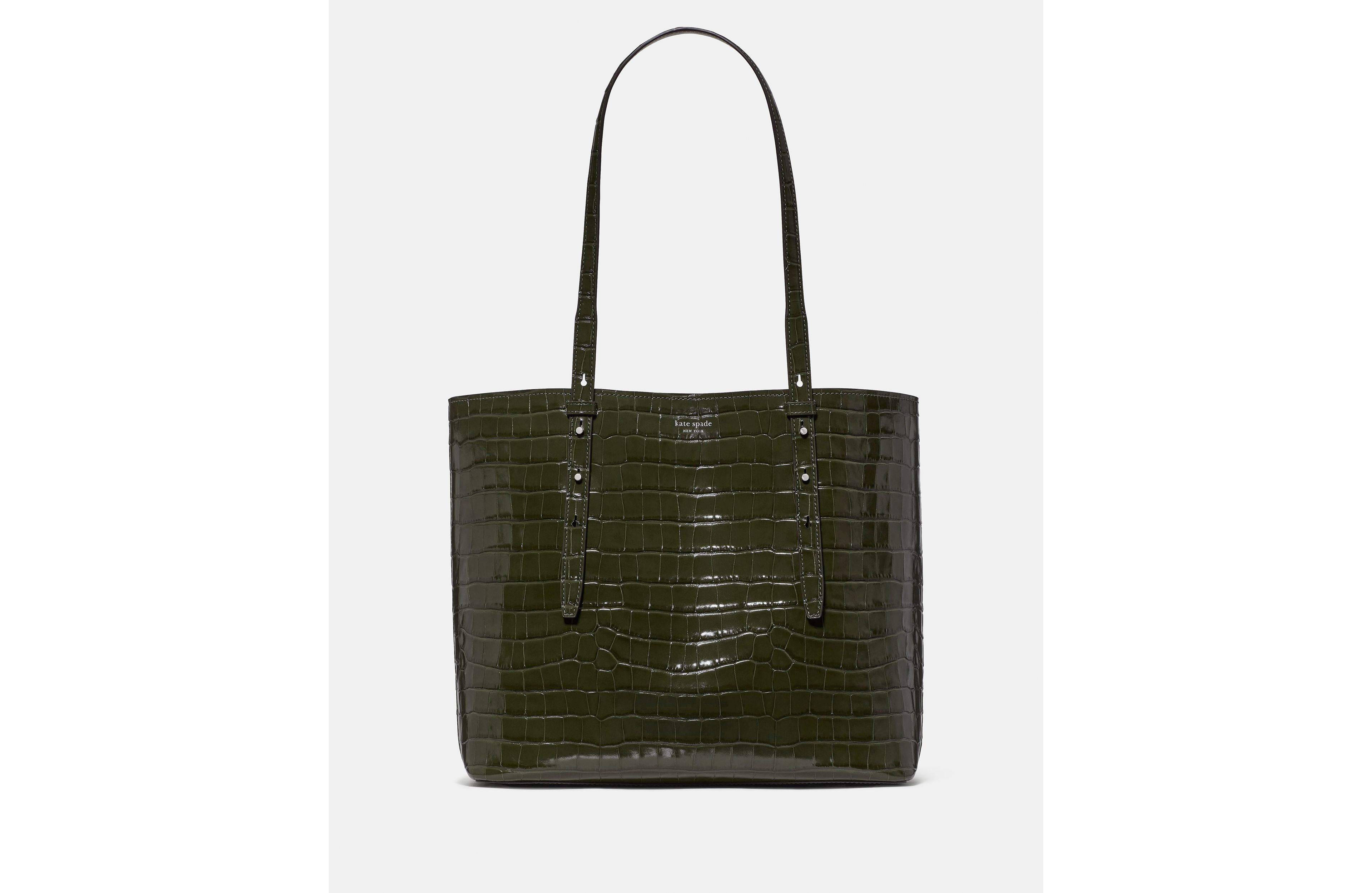 Do It All Croc Embossed Large Tote Bag