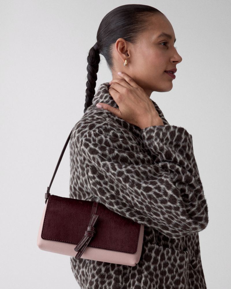 Loop Haircalf Small Flap Shoulder Bag