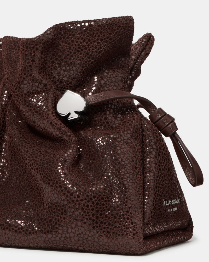 Rio Dot Suede Clutch Bag