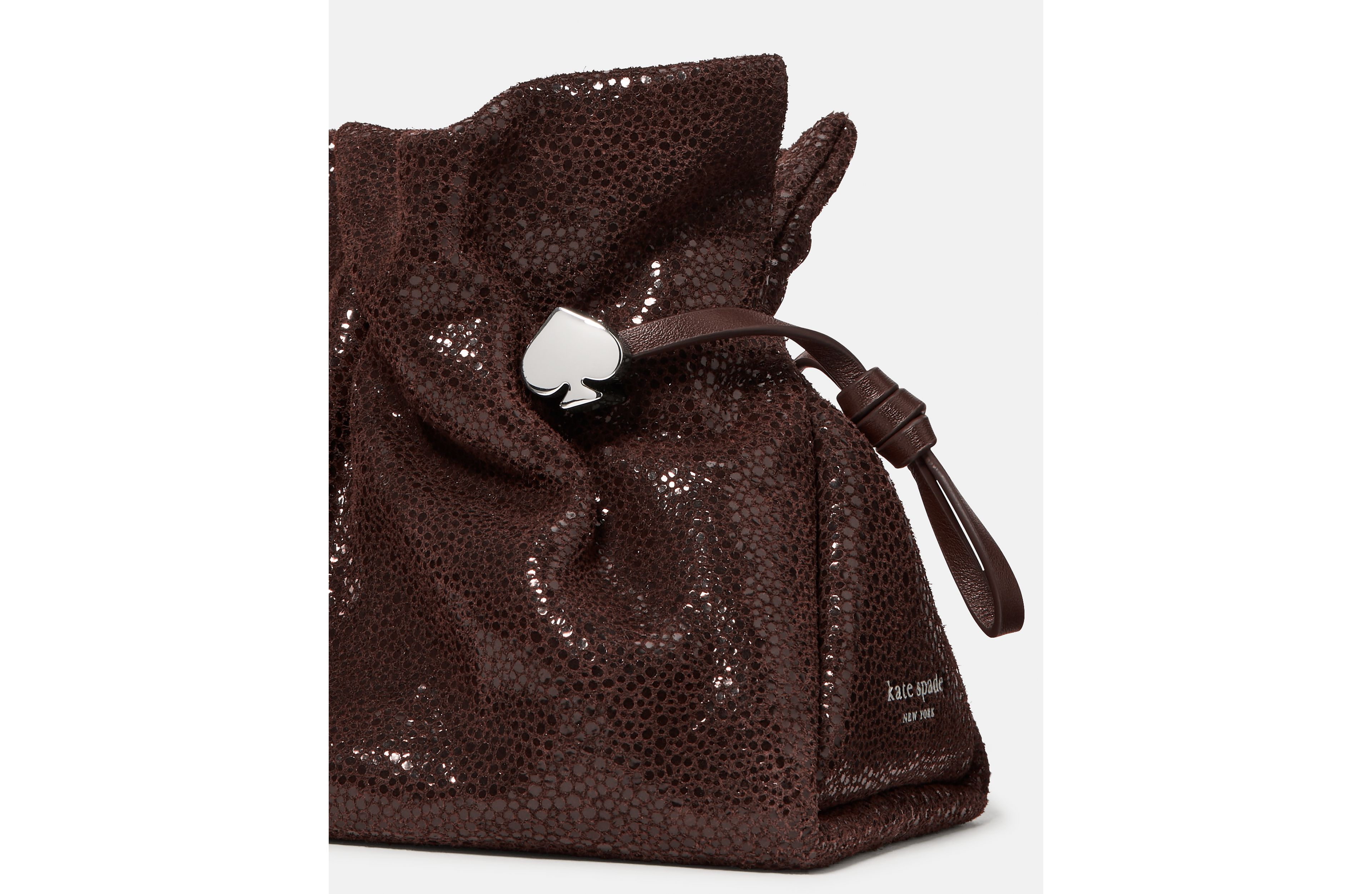 Rio Dot Suede Clutch Bag