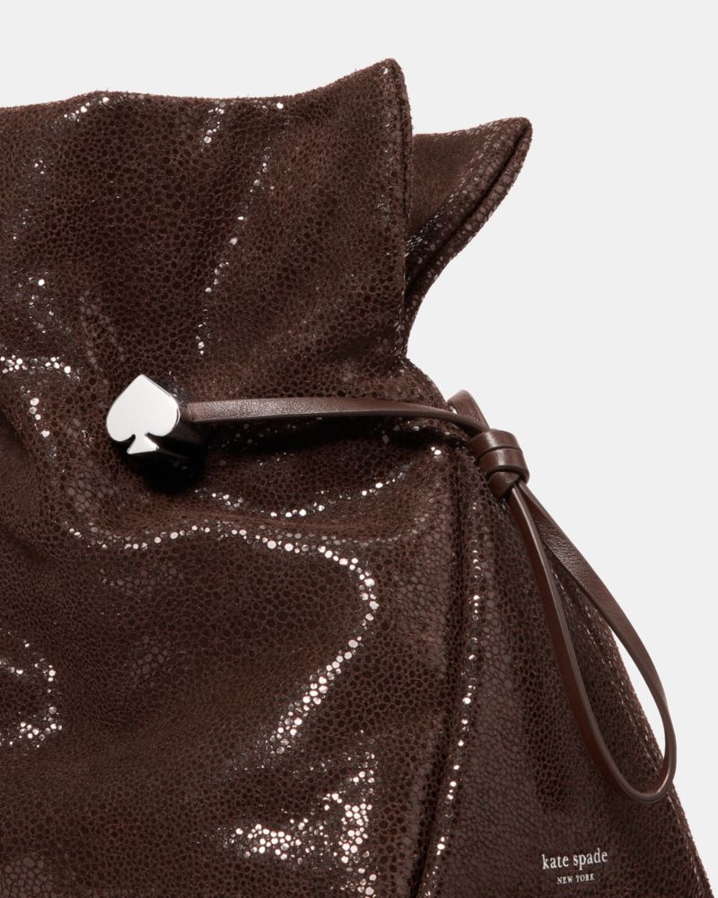 Rio Dot Suede Large Clutch Bag