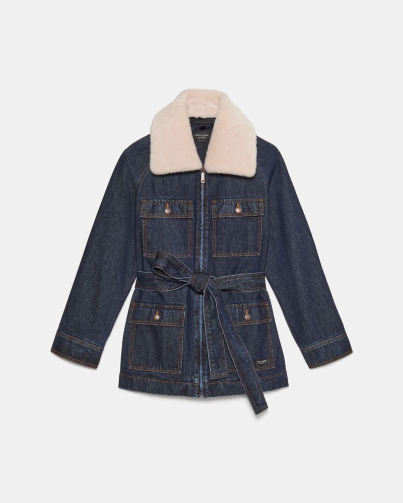 Kate Spade,Denim Utility Jacket,
