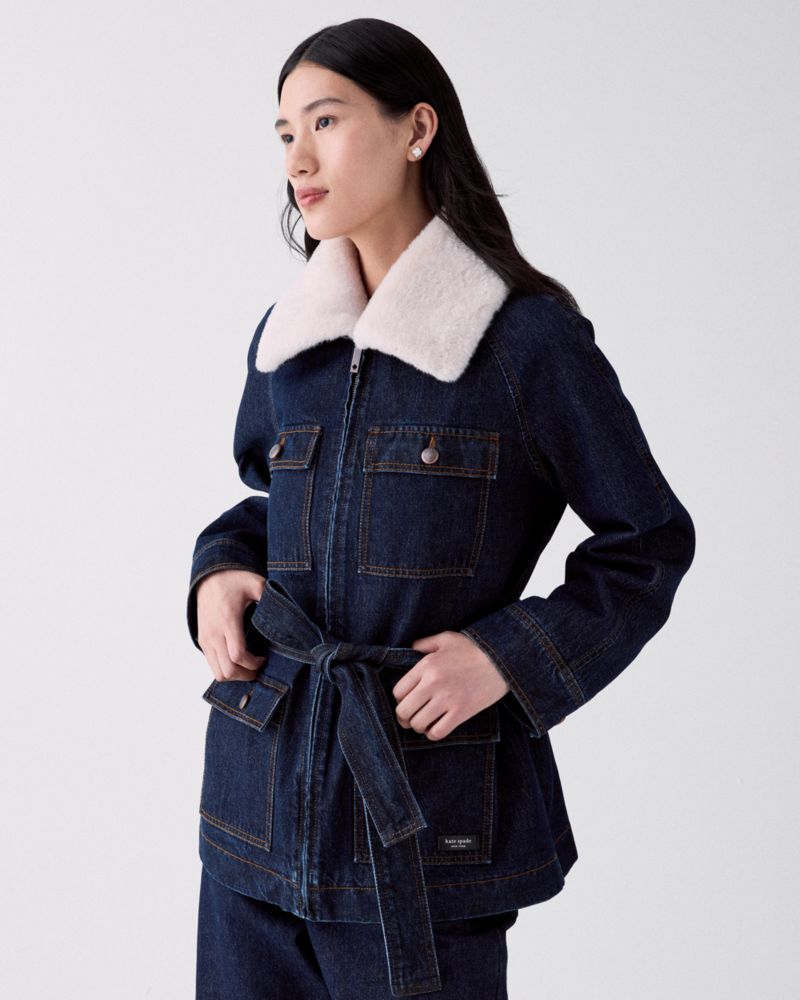 Denim Utility Jacket | Kate Spade Outlet