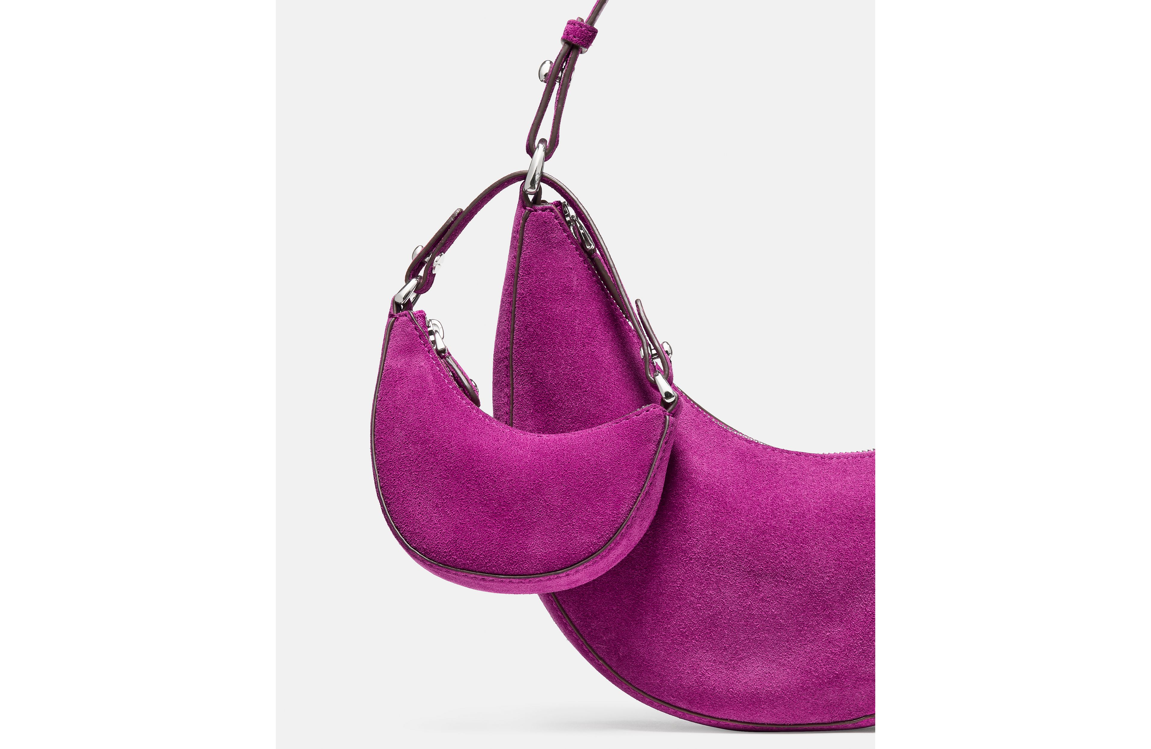 Charmed Suede Nano Duo Bag Charm