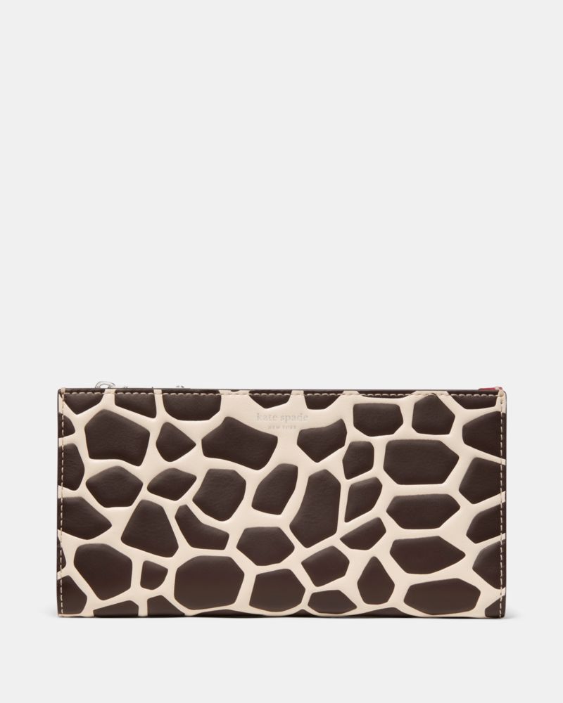 Kate Spade,Classic Giraffe Large Bifold Wallet,