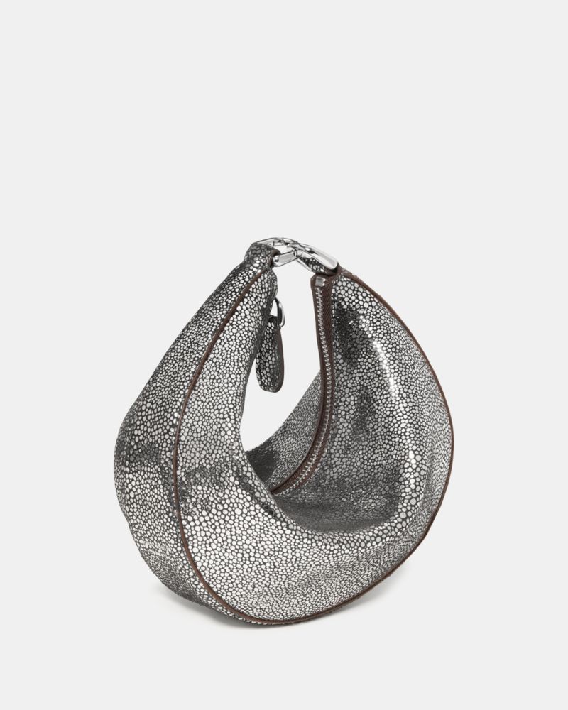 Duo Metallic Dot Suede Mini Shoulder Bag