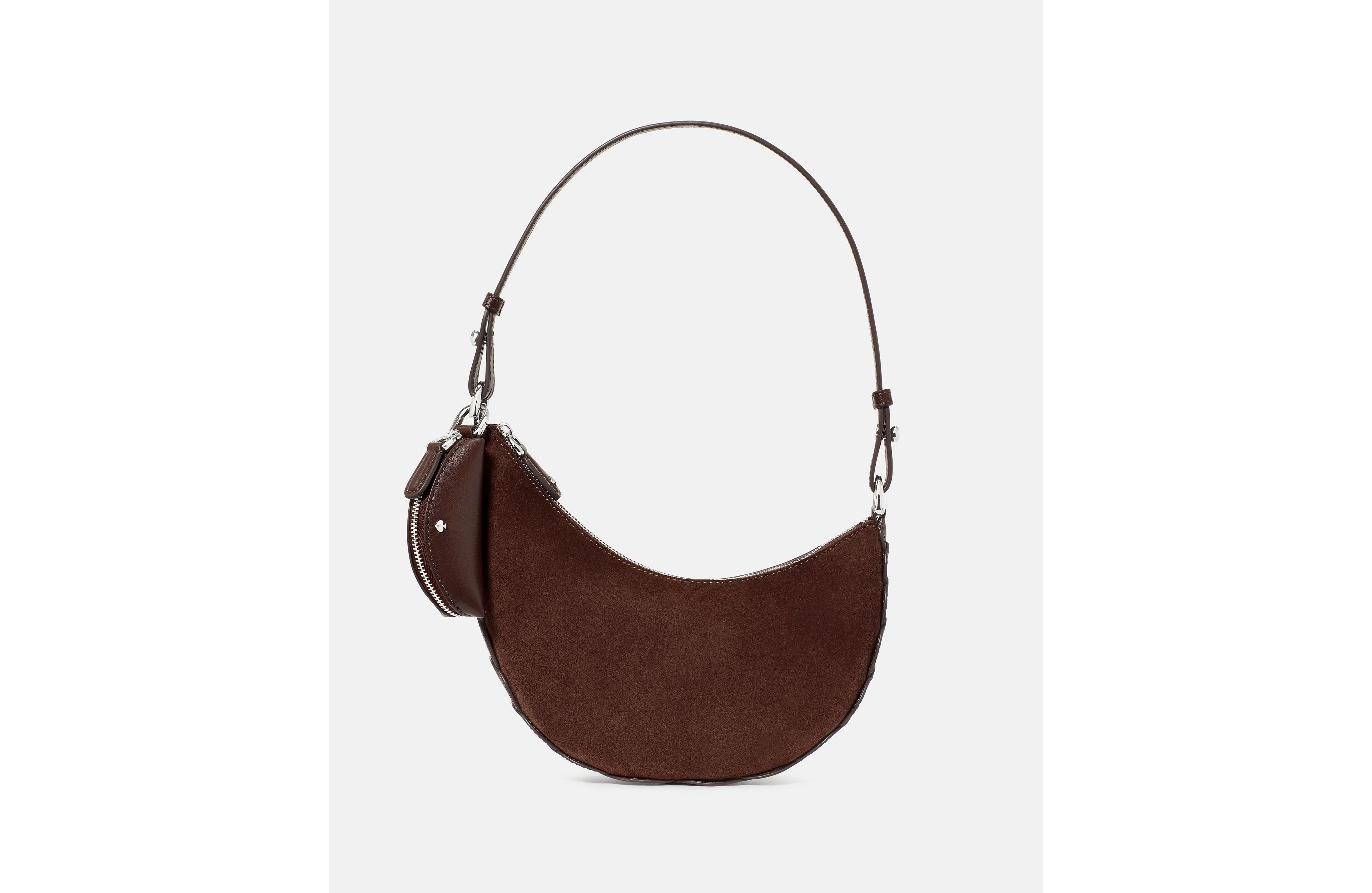 Duo Dot Suede Mini Shoulder Bag