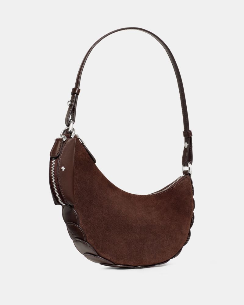 Duo Dot Suede Mini Shoulder Bag