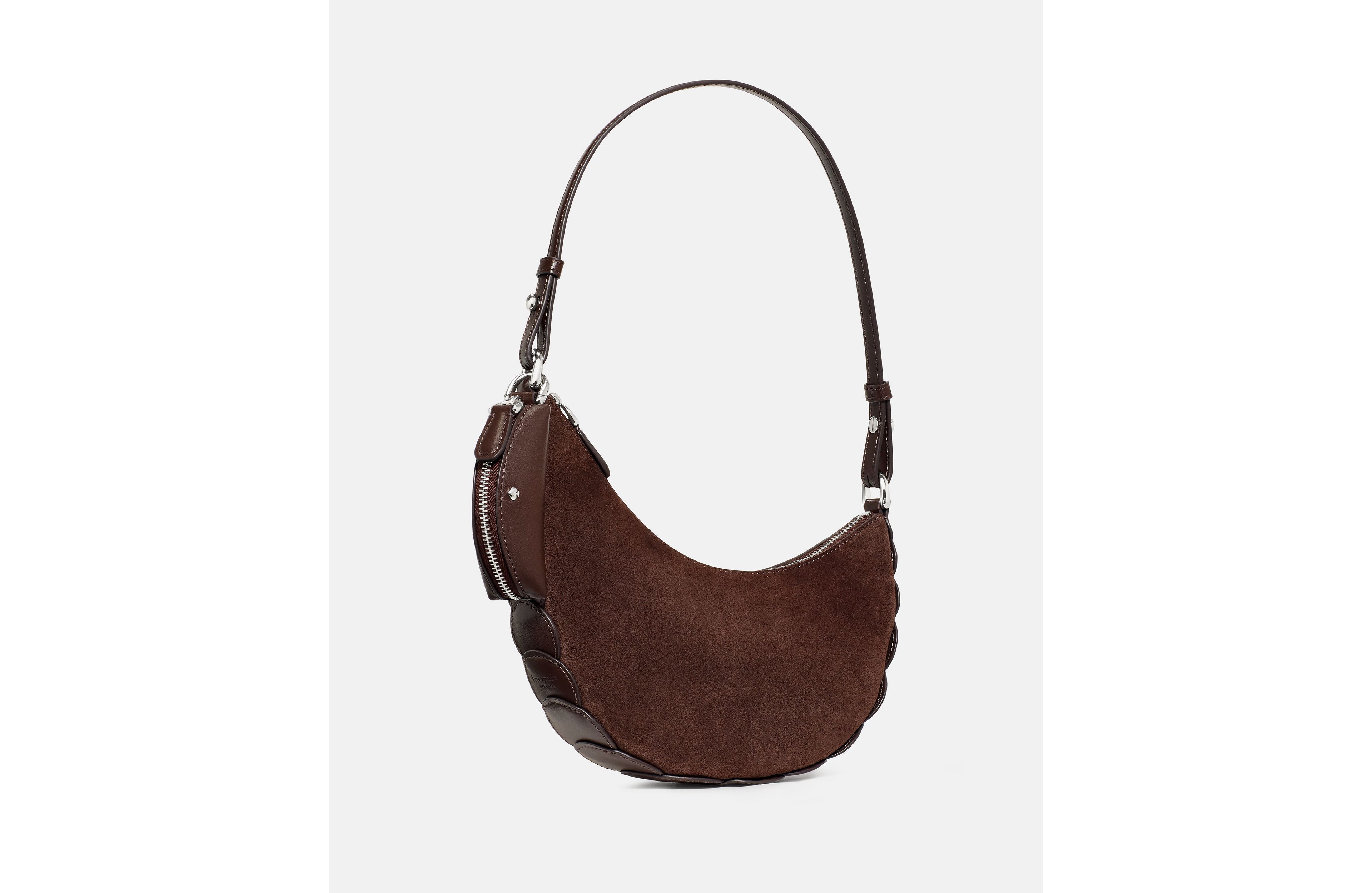 Duo Dot Suede Mini Shoulder Bag