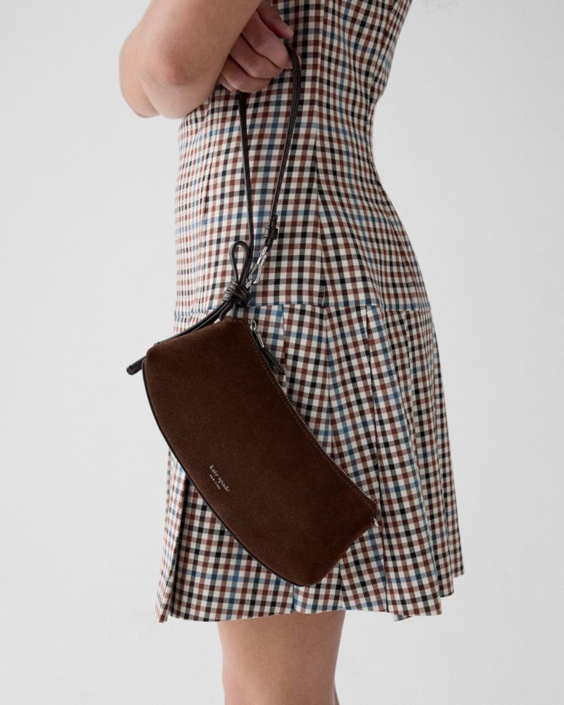 Loop Suede And Shiny Leather Mini Bag - thumbnail 3