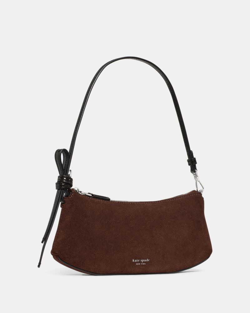 Loop Suede And Shiny Leather Mini Bag - thumbnail 4