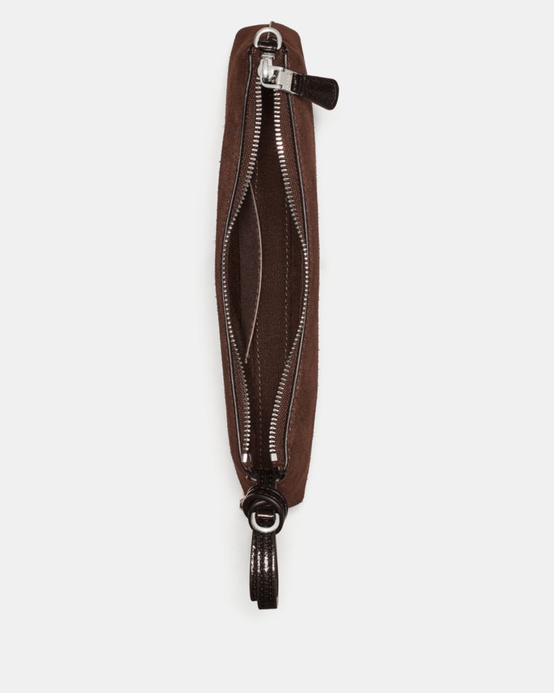 Loop Suede And Shiny Leather Mini Bag - thumbnail 6