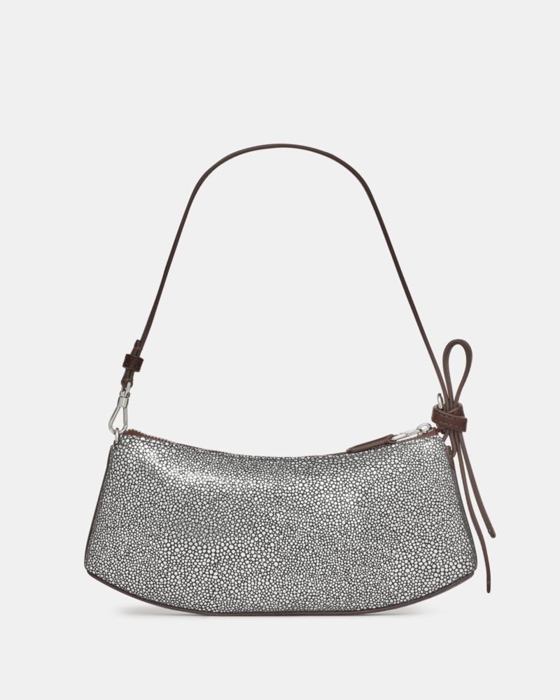 Loop Metallic Dot Suede Mini Bag
