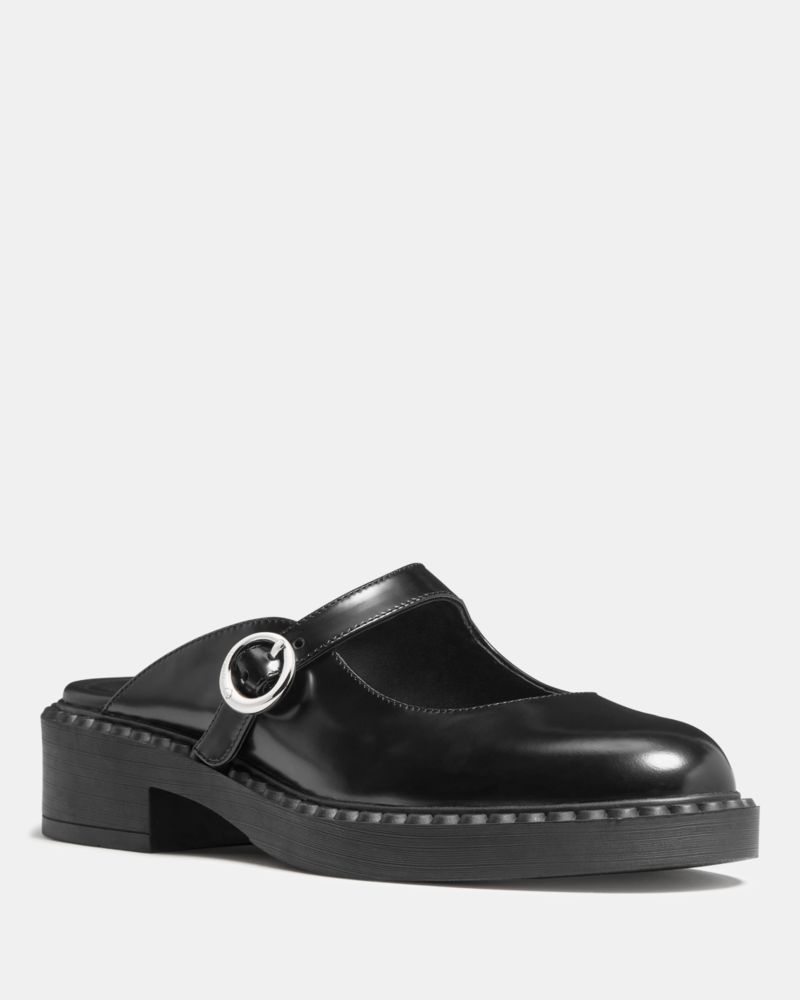 Halo Mary Jane Mule Flat