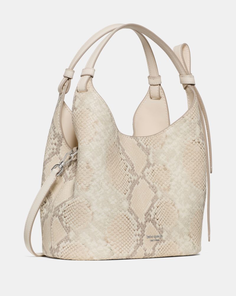 Loop Snake Embossed Carryall Bag