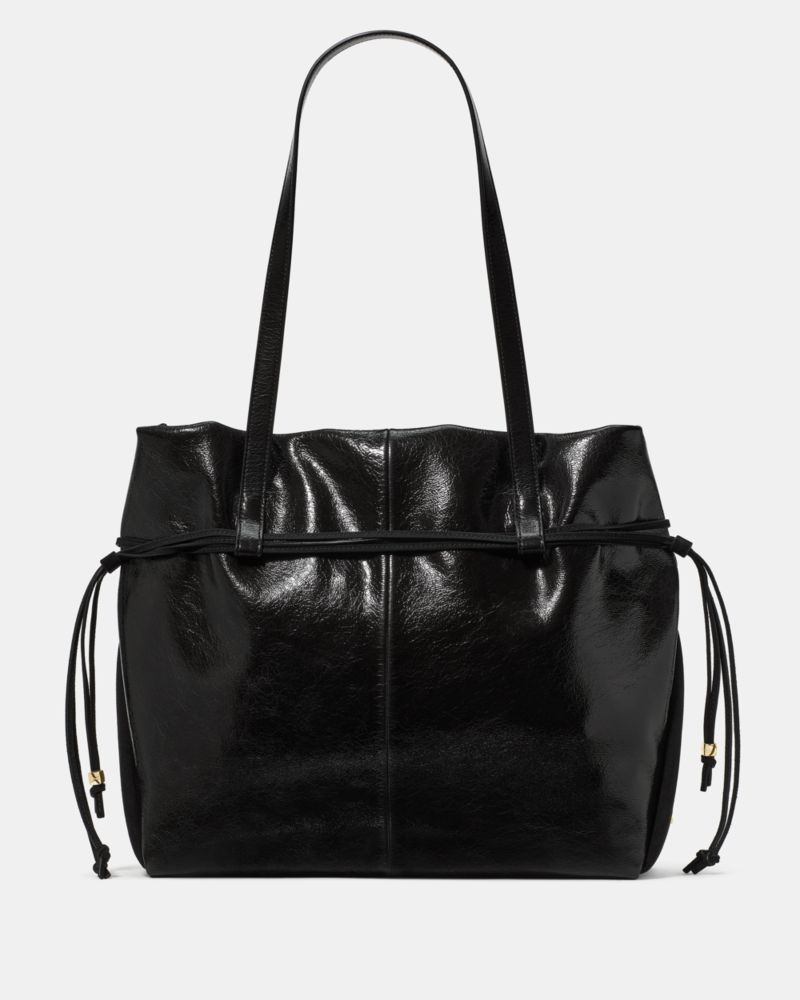 Rio Shiny Leather Tote Bag - thumbnail 4