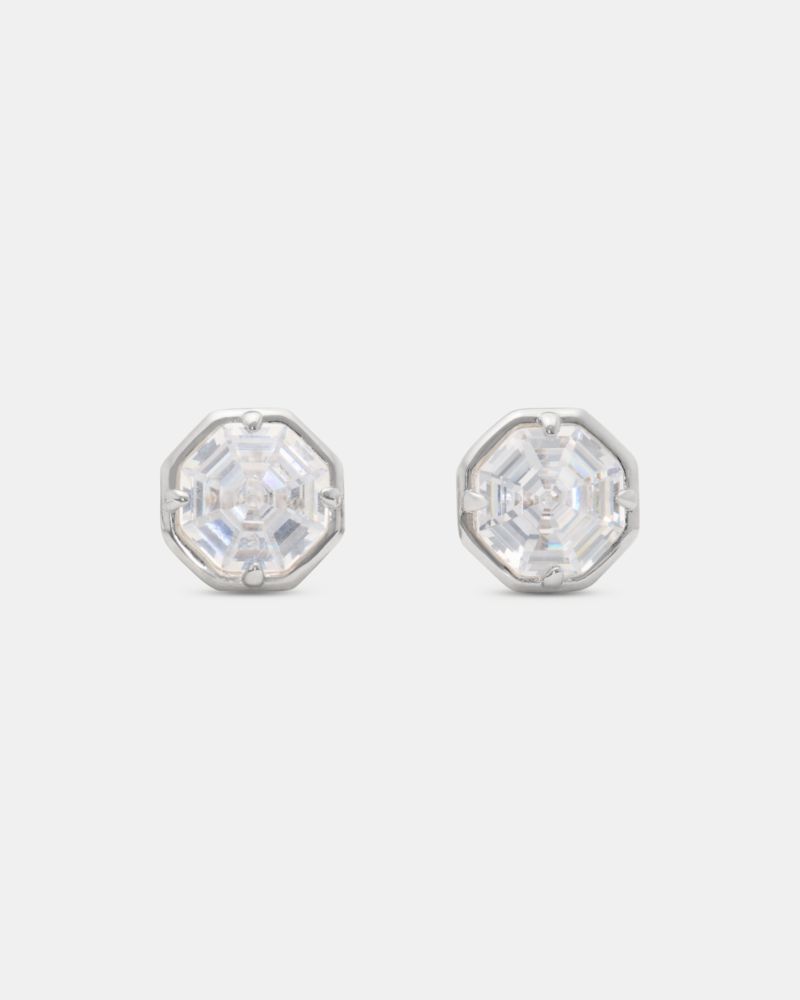 Kate Spade,Opulence Octagon Stone Studs,