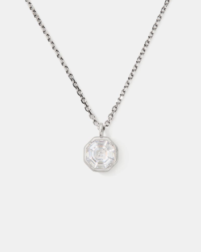 Kate Spade,Opulence Octagon Stone Pendant,