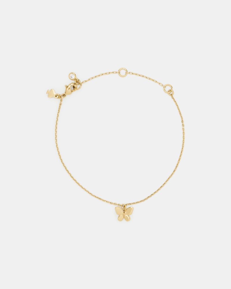Kate Spade,You're A Gem Butterfly Bracelet,