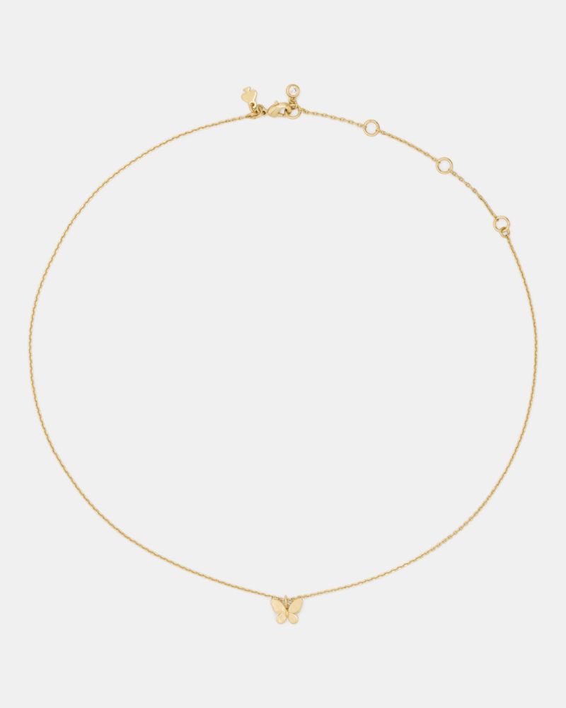 Kate Spade,You're A Gem Butterfly Pendant,