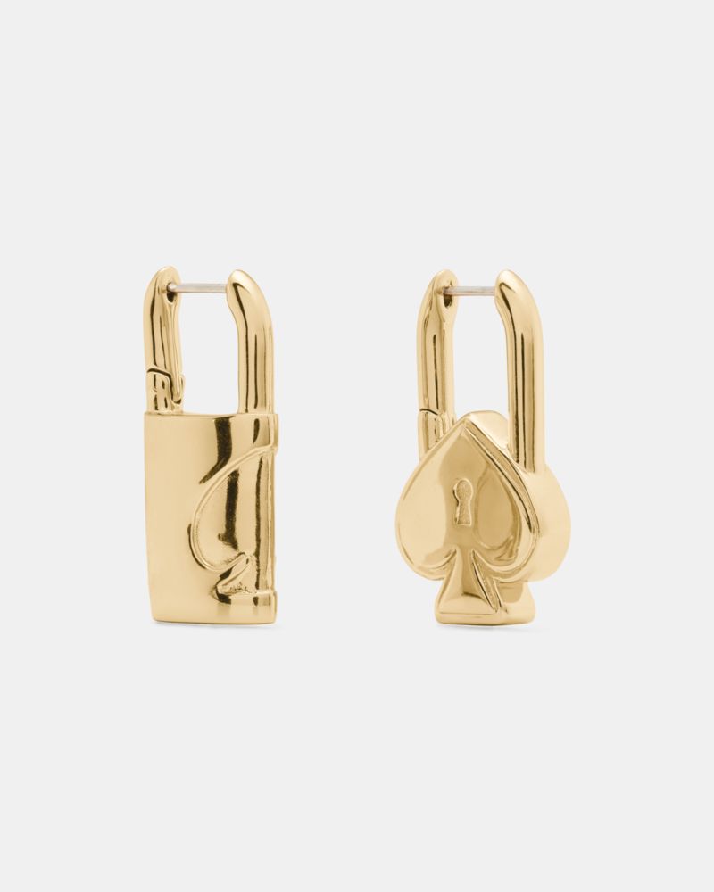 Kate Spade, スペード ロック アシメトリカル ハギー,ゴールド