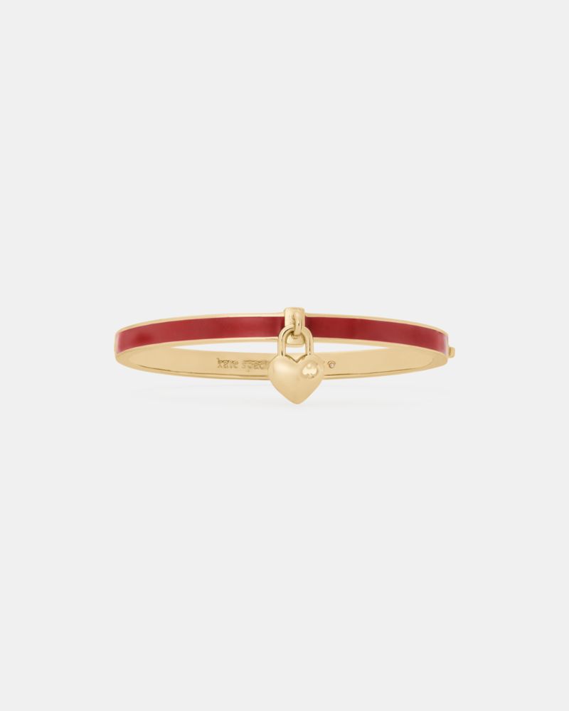Kate Spade, ハート アンド スペード ハート スペード バングル, ブレスレット,レッド
