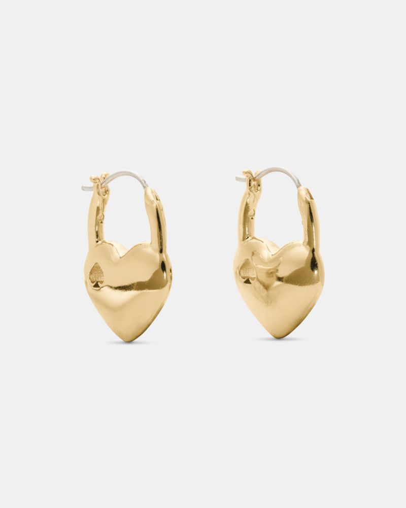 Kate Spade,Heart And Spade Huggies,