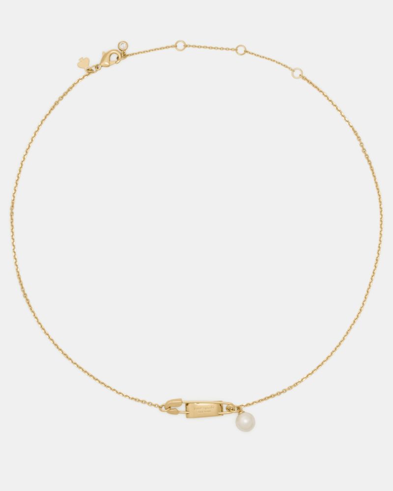 Kate Spade,Bits And Baubles Sam Tag Necklace,