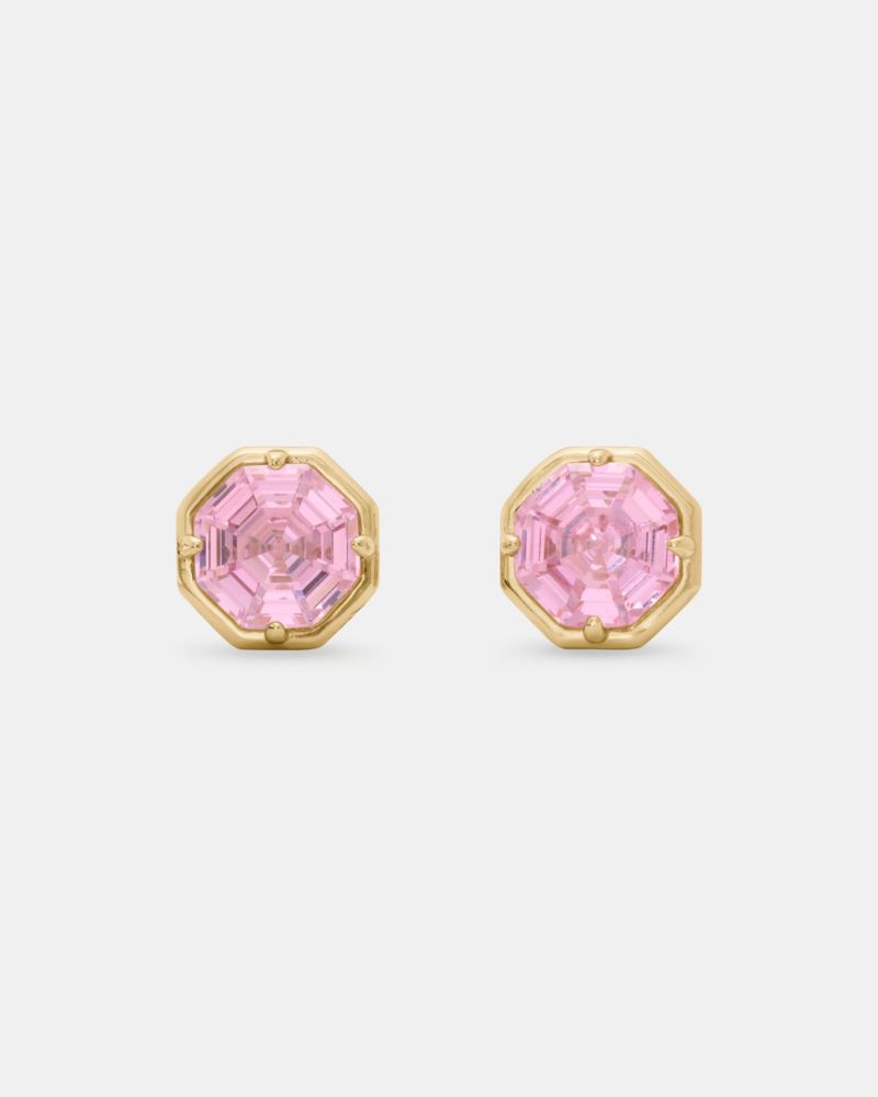 Kate Spade,Opulence Octagon Stone Studs,