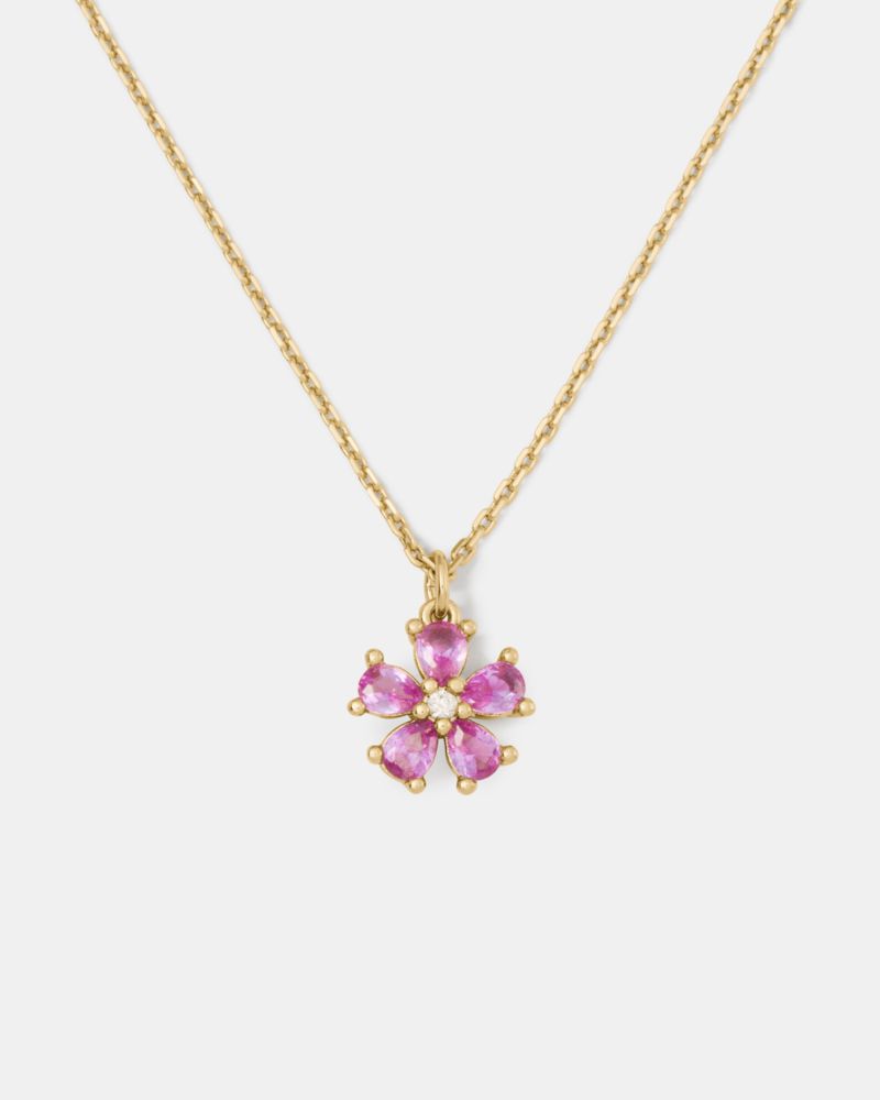 Kate Spade,You're A Gem Flower Pendant,