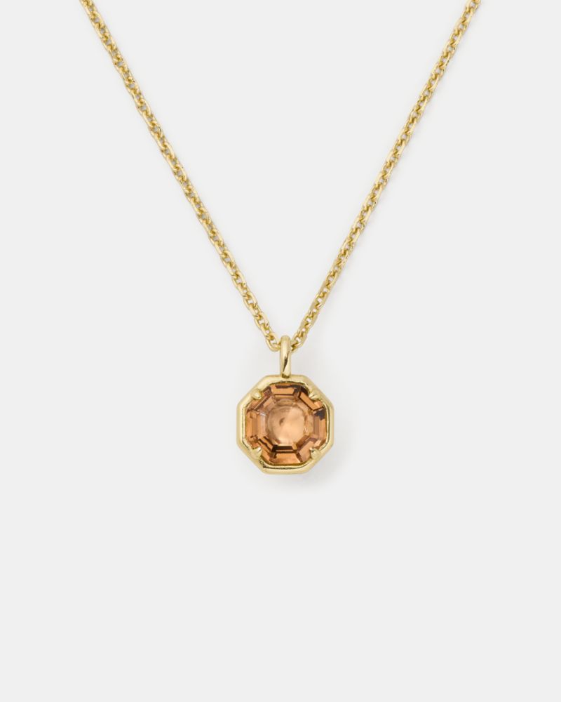 Kate Spade,Opulence Octagon Stone Pendant,