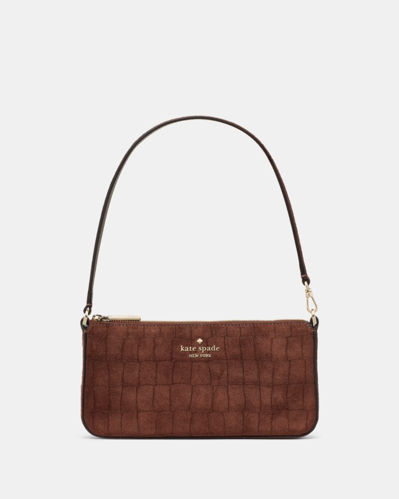 Kate Spade,Gemini Suede Croc Mini Bag,