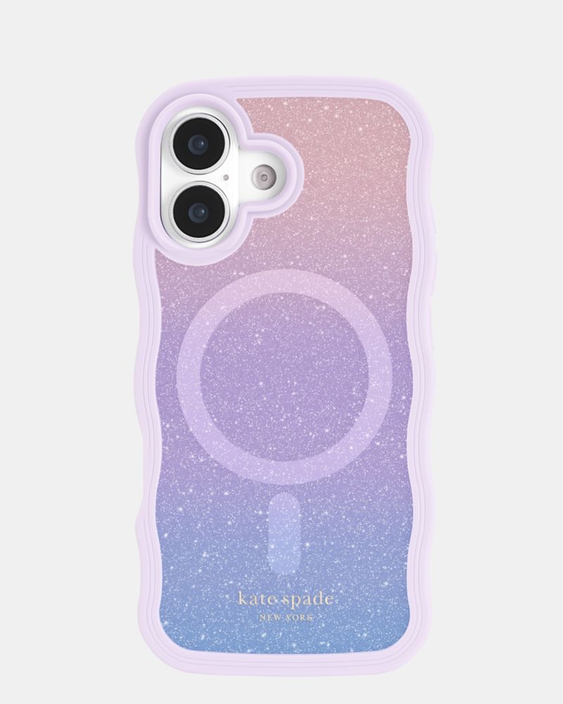 Kate Spade,Kate Spade Wavy - Opal Glitter Magsafe Case,