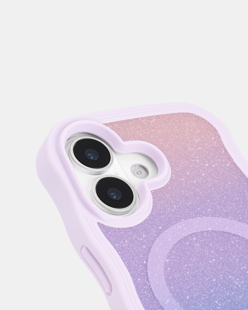 Kate Spade,Kate Spade Wavy - Opal Glitter Magsafe Case,