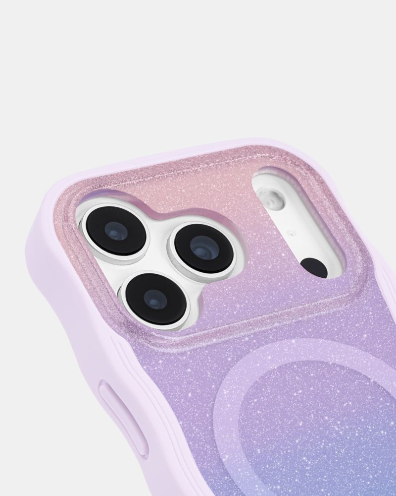 Kate Spade,Kate Spade Wavy - Opal Glitter Magsafe Case,