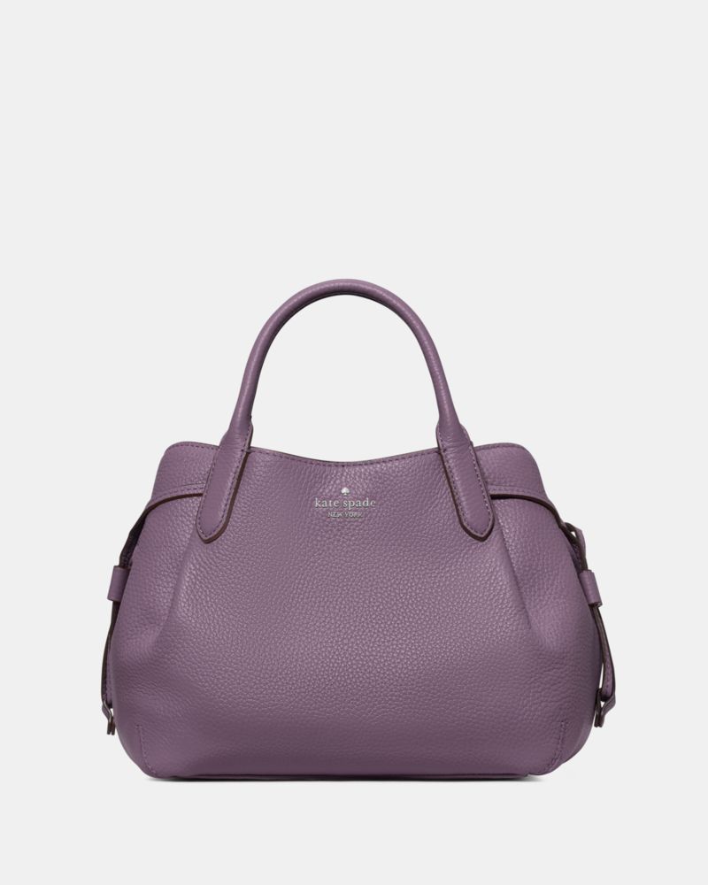 Kate Spade,Dumpling Satchel Bag,Leather,Satchel,Logo,Gold Metal,Work,